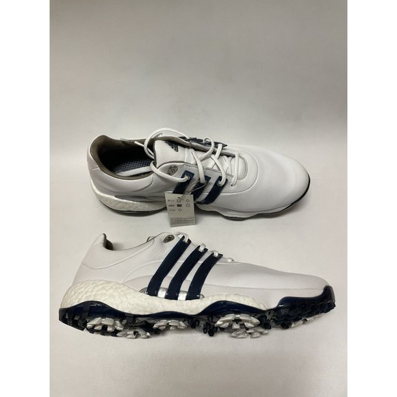 Adidas Tour 360 22 Golf Shoes White Navy GV7247 Men’s Size 13 US main image 3
